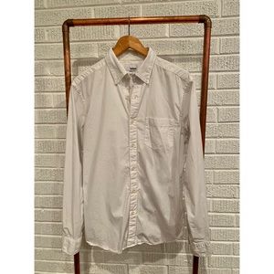 Sonoma Crisp White Poplin Button Down Shirt